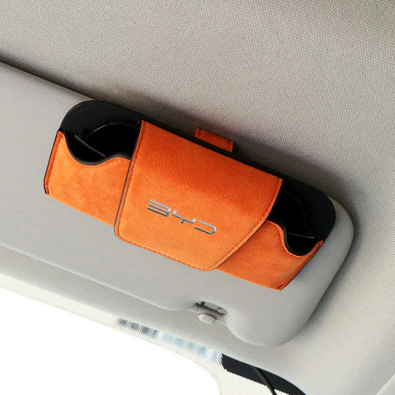 Orange slim glasses case by BYDGears