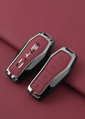Modern leather key case for BYD Seal