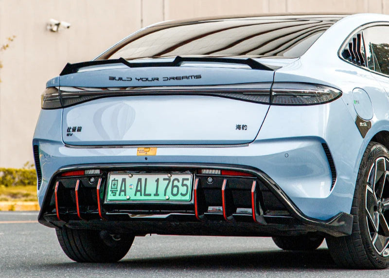 Front lip side skirt rear diffuser kit for car