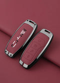 Elegant leather key case for BYD Dolphin