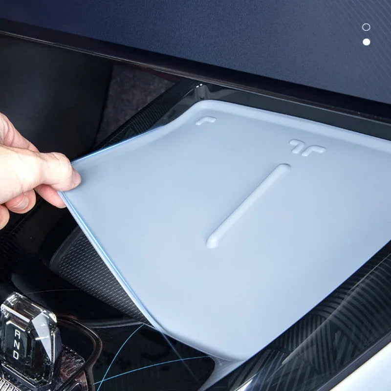 wireless charging silicone pad installed In BYD Interior