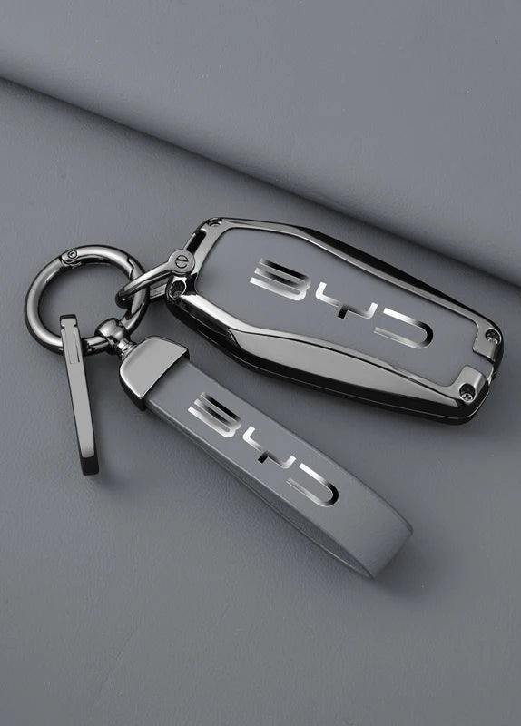 Leather car key cover for BYD Han