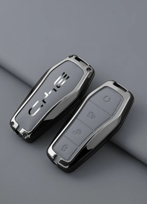 Soft leather key cover for BYD remote