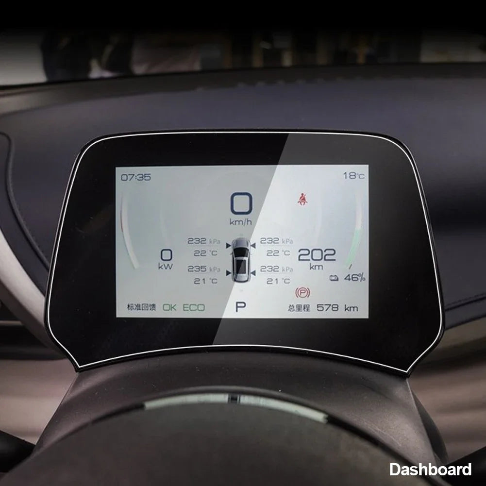 Car dashboard tempered glass screen protector