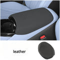 Black leather Arm Rest Cover adds premium protection and comfort to your car interior