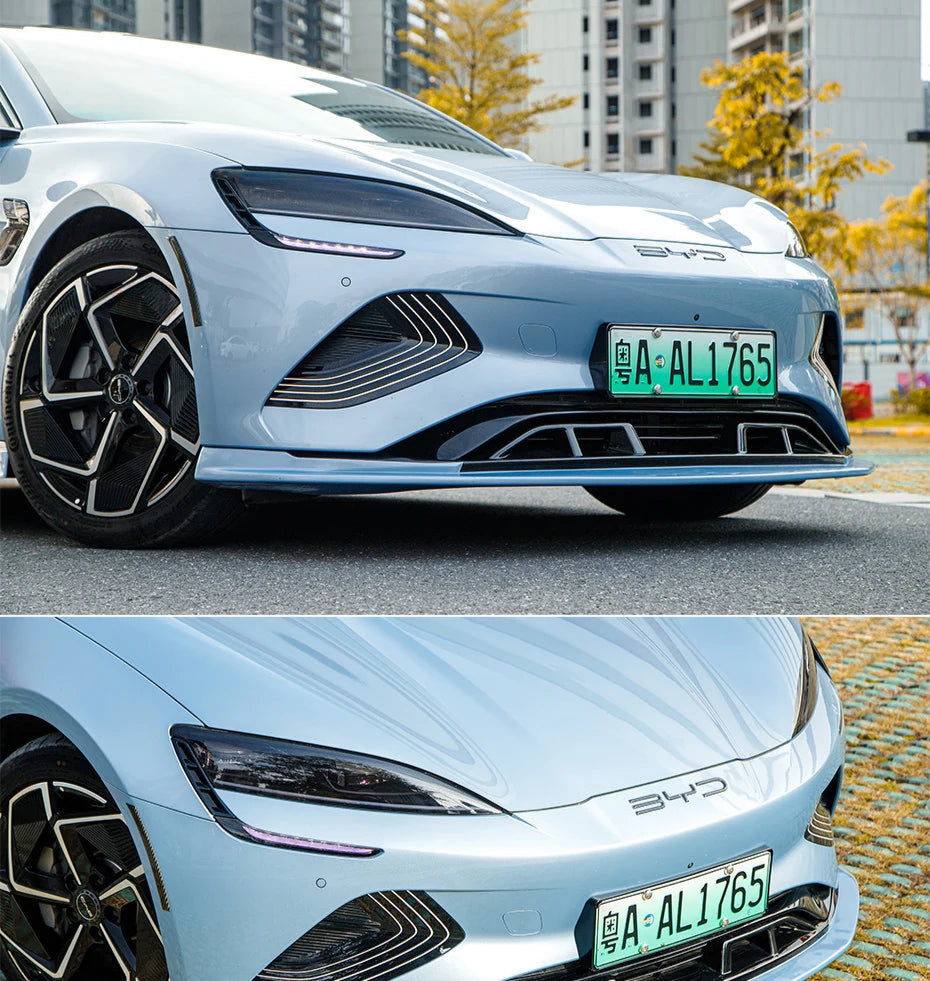 Front lip side skirt rear diffuser carbon style