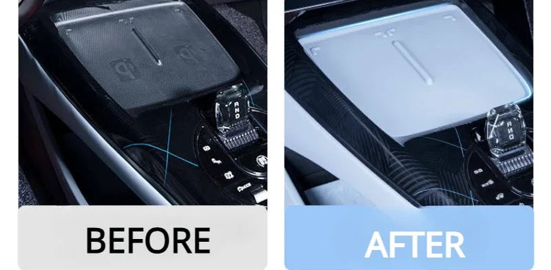 Before & After Of Silicone wireless charger mat