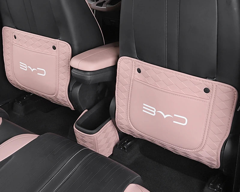 Kick mat for back seat dirt protection
