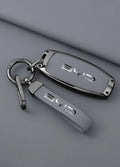 Premium maroon leather key case