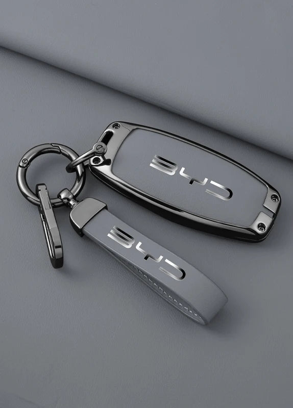 Premium maroon leather key case
