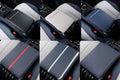 Soft padded armrest cover in vehicle