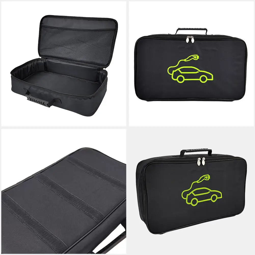 Cable storage bag for car