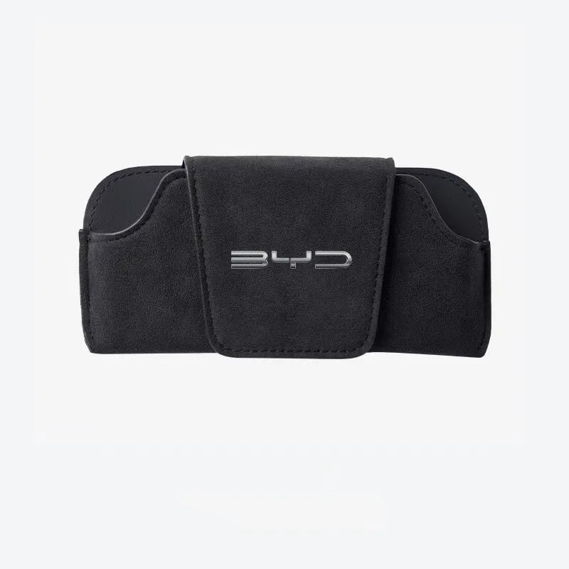 Double glasses case design with dual compartments