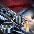 Car aroma diffuser with metallic finish
