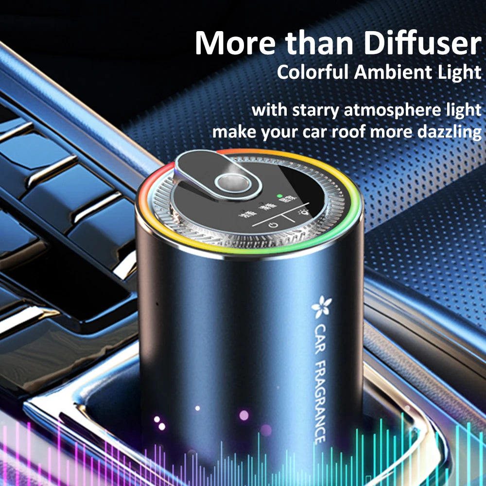 Stylish ambient colourful car air freshener