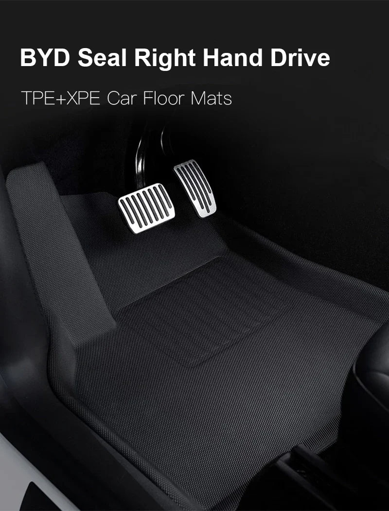 Stylish custom car floor mats in gray colour
