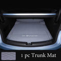 White 1 Pc Trunk Mat